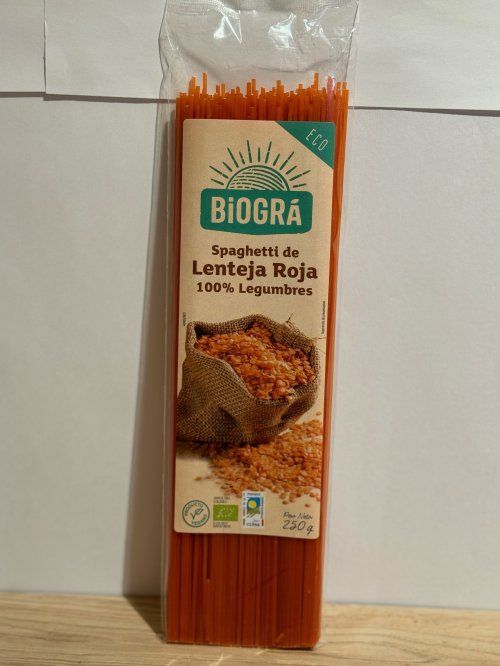 SPAGHETTI DE LENTEJA ROJA
