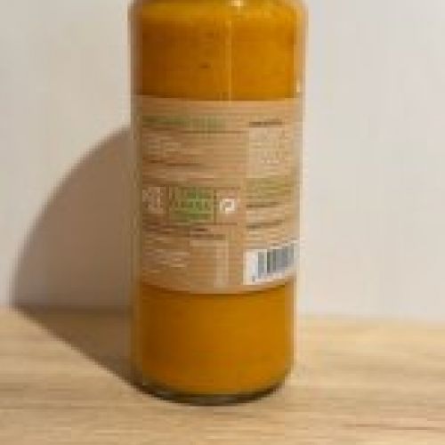 Crema de lenteja roja y quinoa