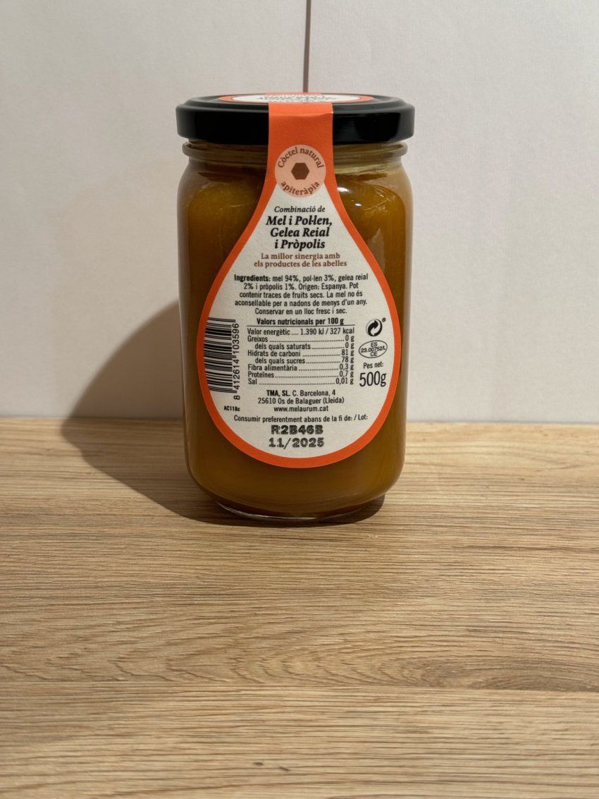 MIEL I POLEN,JALEA REAL Y PRÓPOLIS